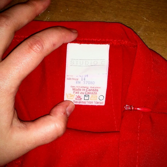 🔥 PLUS Vintage Studio C Faux Wrap Skirt (51) - Picture 2 of 4